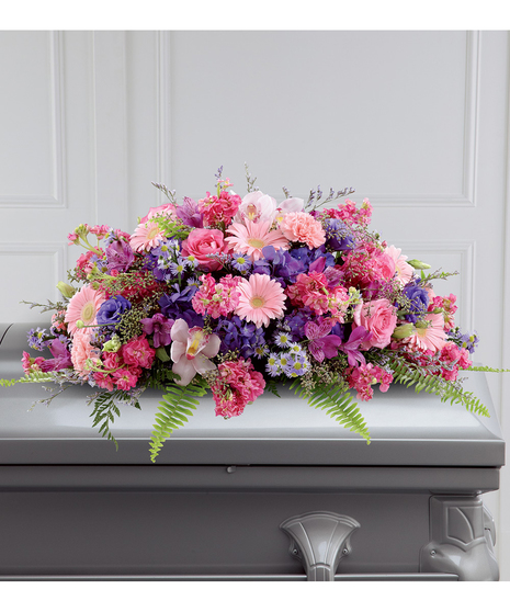 Glorious Garden Casket Spray