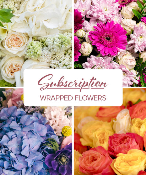 Wrapped Flowers Subscription