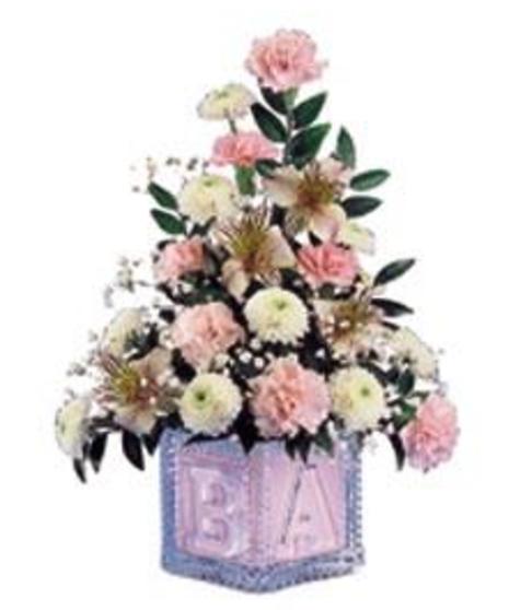"A Baby Girl  Block